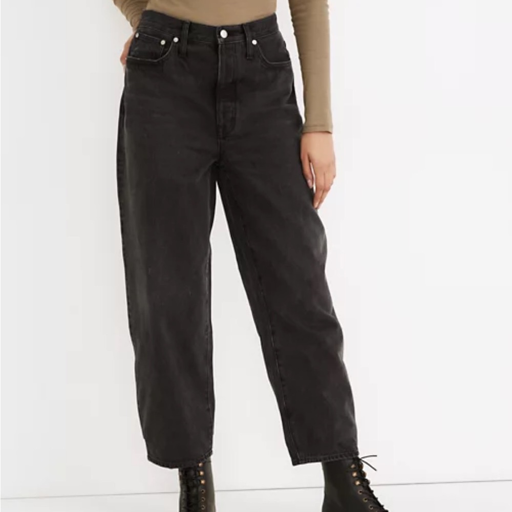 Madewell balloon jeans size 27 in noll wash
